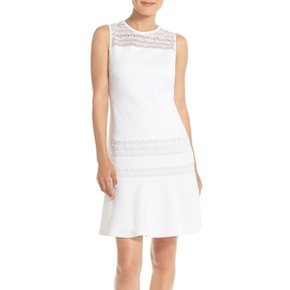 Ivanka Trump Knit Fit & Flare Dress 8 - Picture 2 of 10